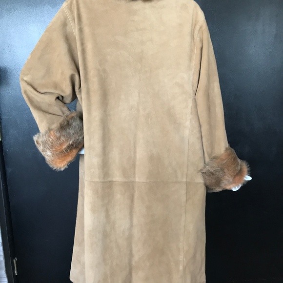 Fendi Vegan Suede Swing Coat - Picture 4 of 10